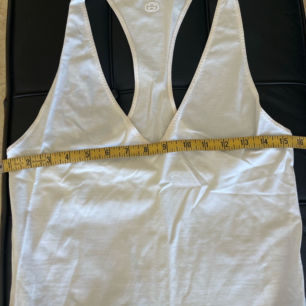 GUCCI White Sleeveless Top - Picture 8 of 9